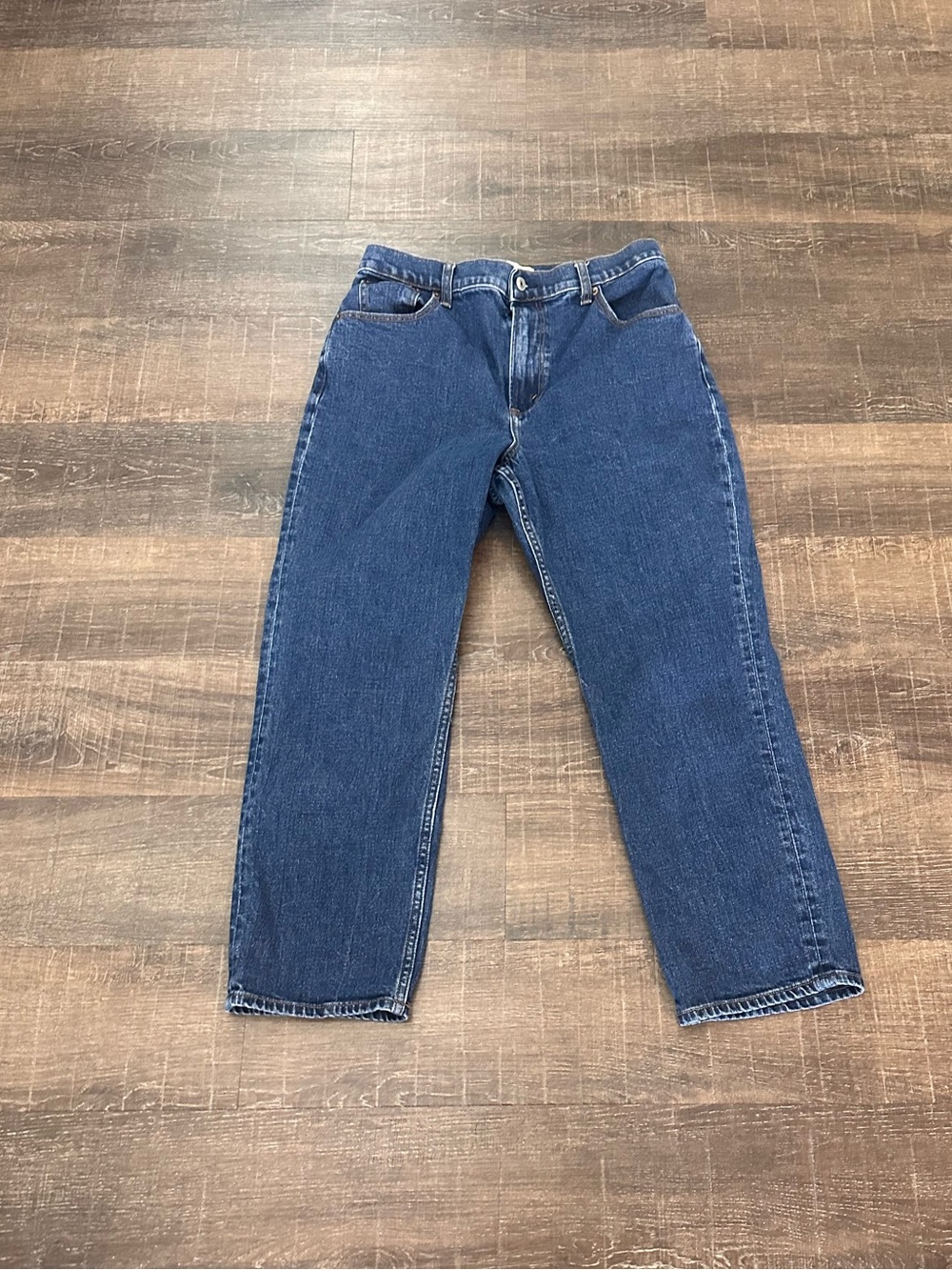 Abercrombie & Fitch The Ankle Straight Ultra High Rise Women's Blue Jeans Size 8